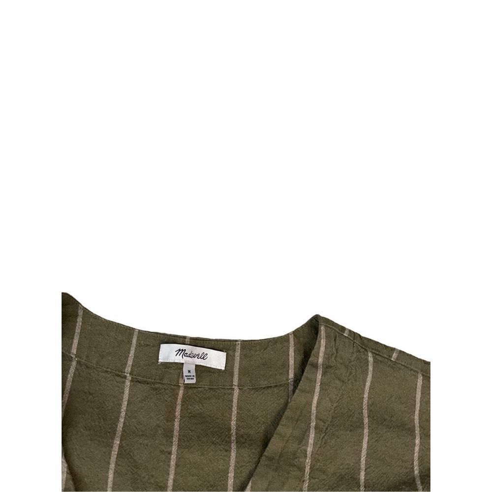 Madewell Linen Cotton Embroidered Top and Huston Cropped Pants Set size M - Picture 5 of 16